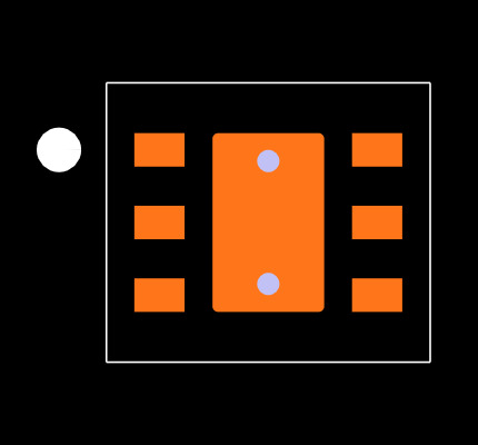 TPS7A2550DRVR Footprint