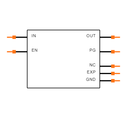 TPS7A2633DRVR Symbol