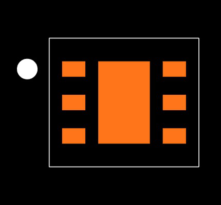 TPS7A2650DRVR Footprint