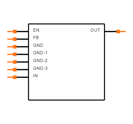 TPS7A3401DGNT Symbol