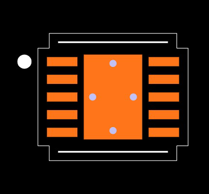 TPS7A3901DSCR Footprint