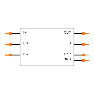 TPS7A4101DGNR Symbol