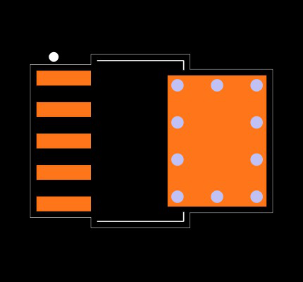 TPS7A4501DCQR Footprint