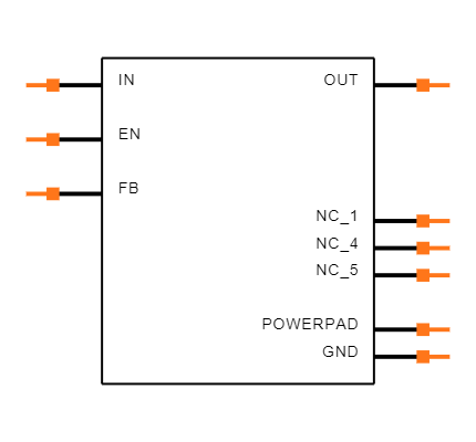 TPS7A7002DDAR Symbol