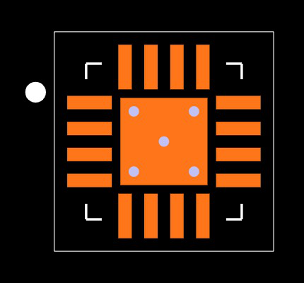 TPS7A7100RGTR Footprint