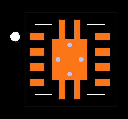TPS7A8001DRBT Footprint