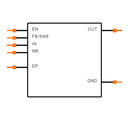 TPS7A8001DRBT Symbol