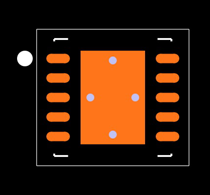 TPS7A9401DSCR Footprint