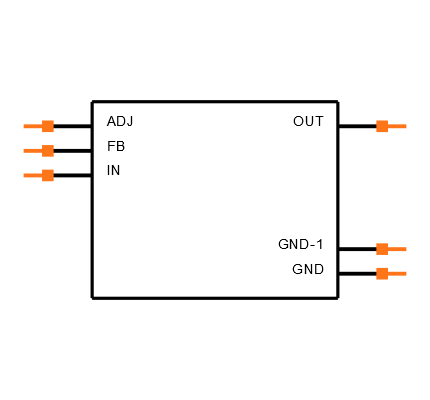 TPS7B4254QDDARQ1 Symbol