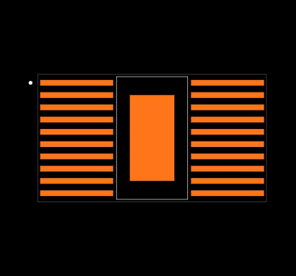 TPS7H4002HKH/EM Footprint