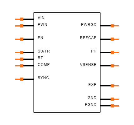 TPS7H4002HKH/EM Symbol