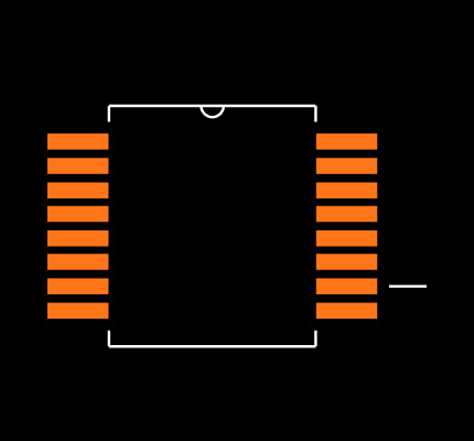 TRS3221ECDBR Footprint