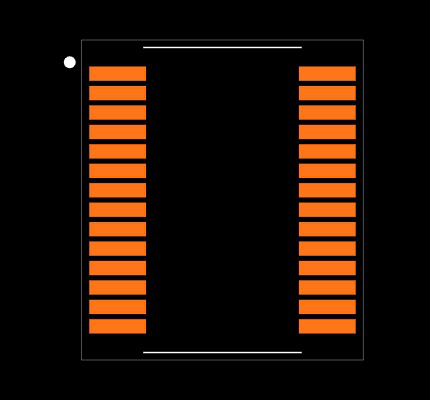 TRS3243ECDB Footprint