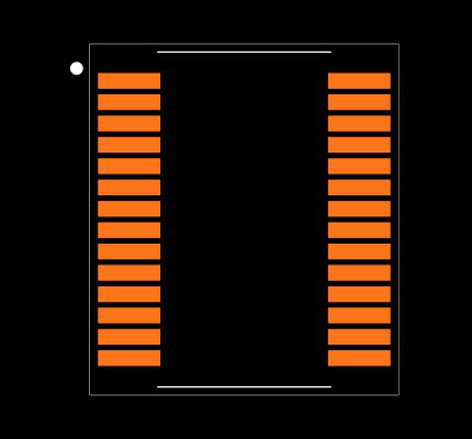 TRS3243EIDB Footprint