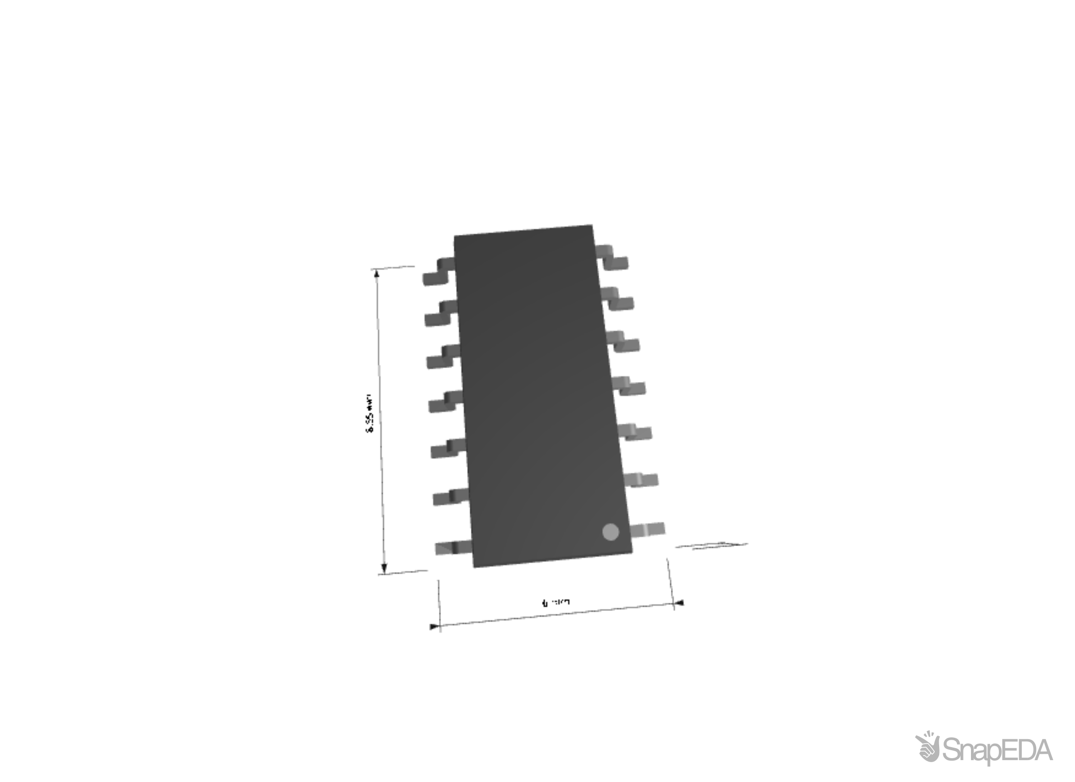 TS12A44514DR 3D Model