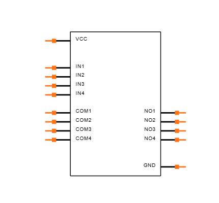 TS3A4751PWR Symbol