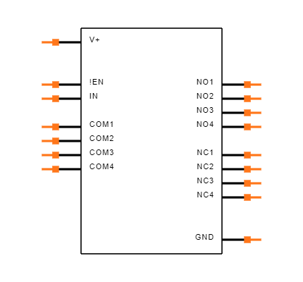 TS3A5018RSVR Symbol