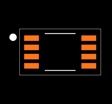 TS5A23167DCUR Footprint