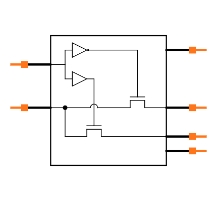 TS5A3159DCKR Symbol