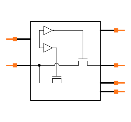 TS5A3159DCKTG4 Symbol