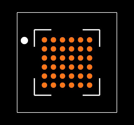 TS5MP645NYFPR Footprint