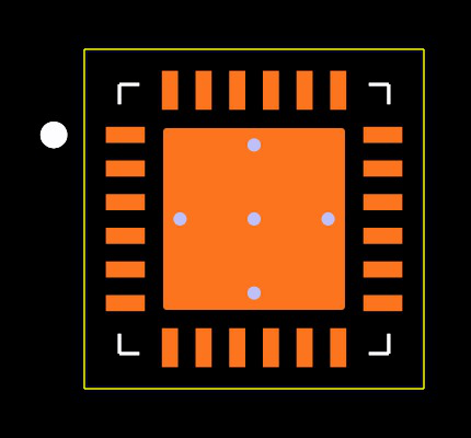 TUSB1002AIRGET Footprint