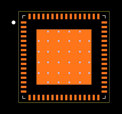 TUSB8041IRGCR Footprint