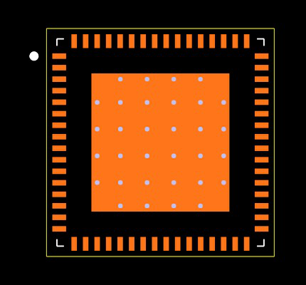 TUSB8041RGCT Footprint