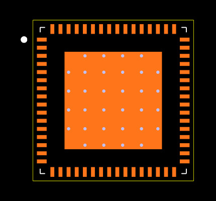 TUSB8044AIRGCR Footprint