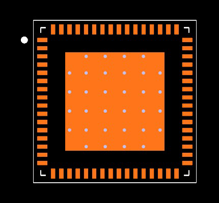 TUSB8044AIRGCT Footprint