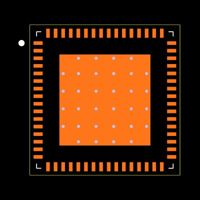 TUSB8044RGCT Footprint