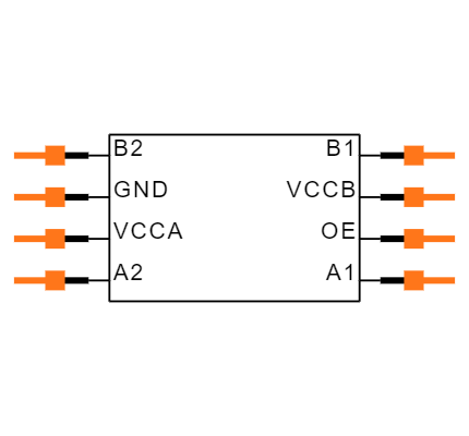 TXS0102DCT Symbol