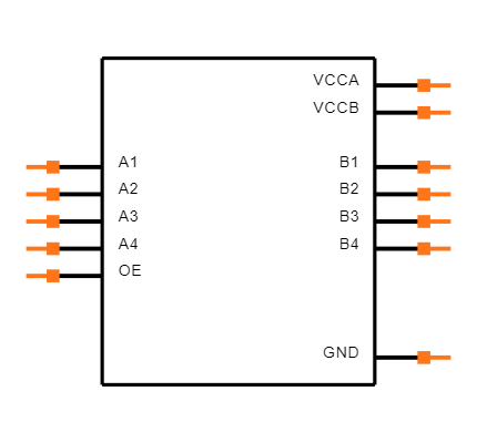 TXS0104ED Symbol