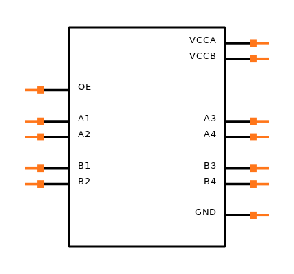 TXS0104EPWRG4 Symbol