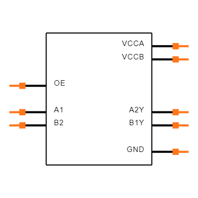 TXU0202QDCURQ1 Symbol