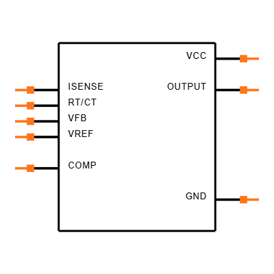 UC1845AMDREPG4 Symbol