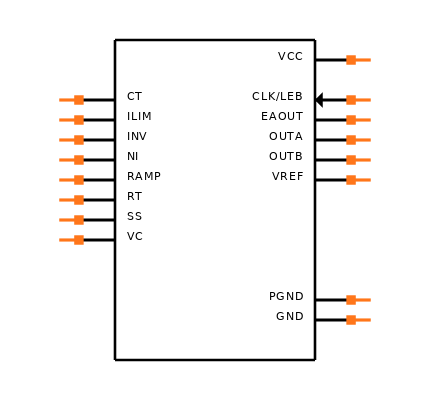UC2823ADWTR Symbol