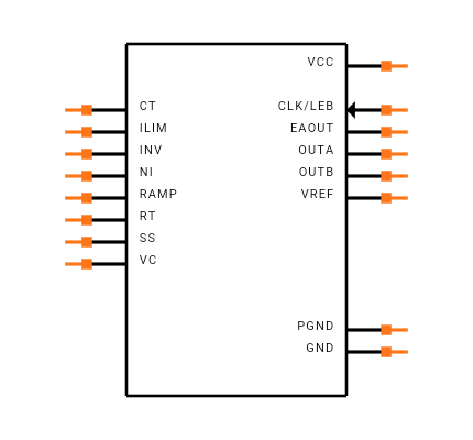 UC3825ADWTRG4 Symbol