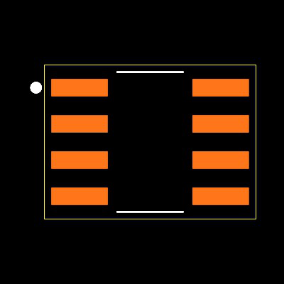 UC3845D8TR Footprint