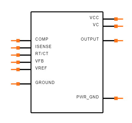 UC3845DG4 Symbol