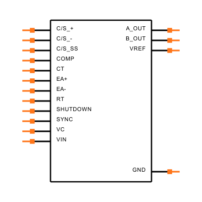 UC3846DWG4 Symbol