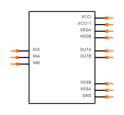 UCC21220DR Symbol