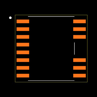 UCC21530DQDWKRQ1 Footprint