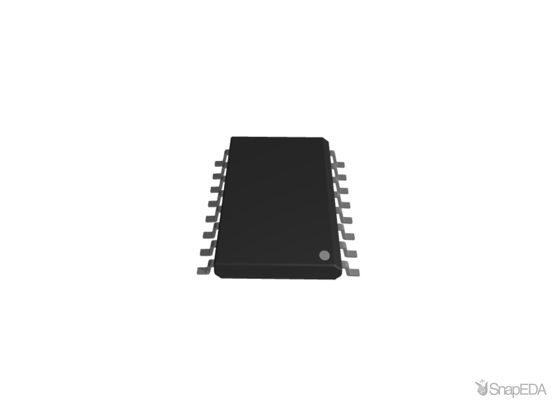 UCC21540DW 3D Model