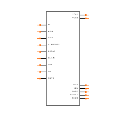 UCC21710QDWRQ1 Symbol