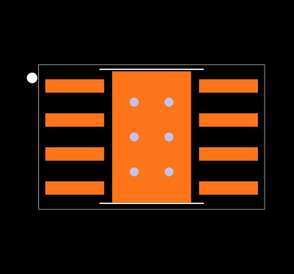 UCC27211DDA Footprint