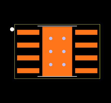 UCC27211DDAR Footprint