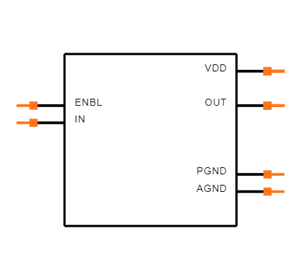 UCC27321DR Symbol
