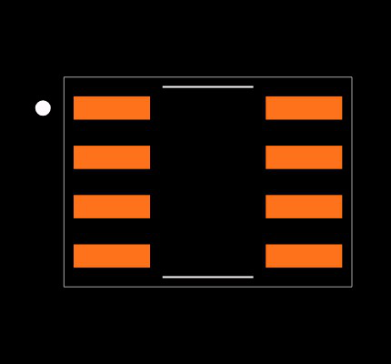 UCC27322MDEP Footprint