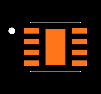 UCC27525DSDR Footprint